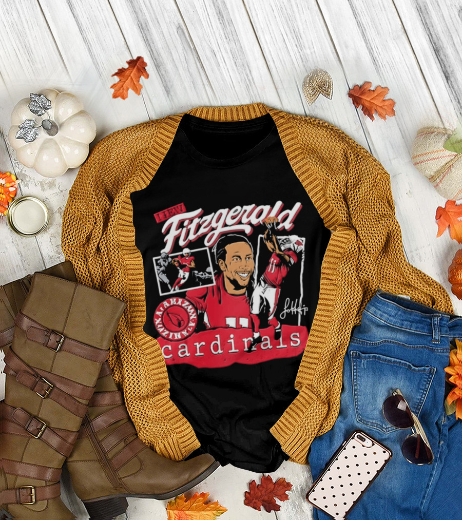 Fitzgerald Arizona Cardinals Football Number 11 NFL Player T-Shirt