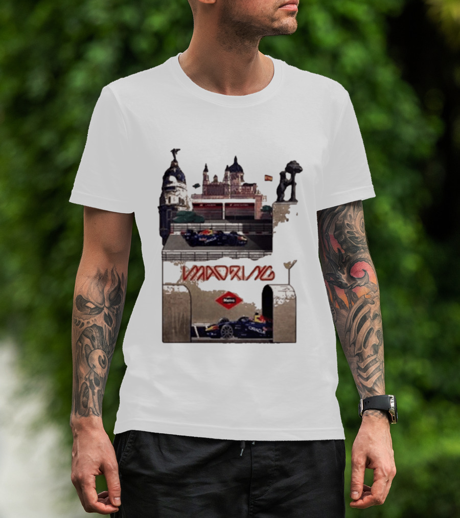 Madrid Madring Metro Formula 1 Spanish Grand Prix 2026 Red Bull Racing T-Shirt