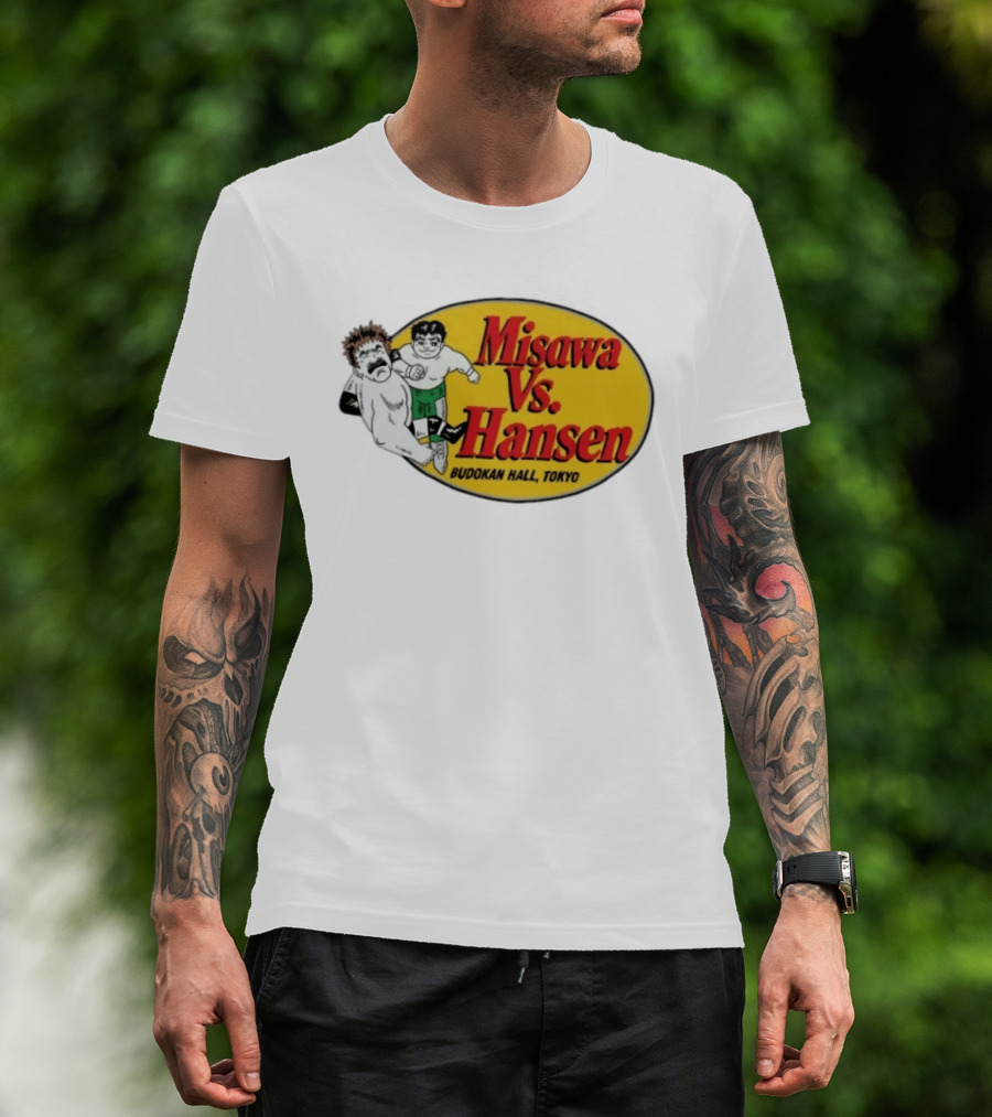 Misawa Vs Hansen Budokan Hall Tokyo T-Shirt
