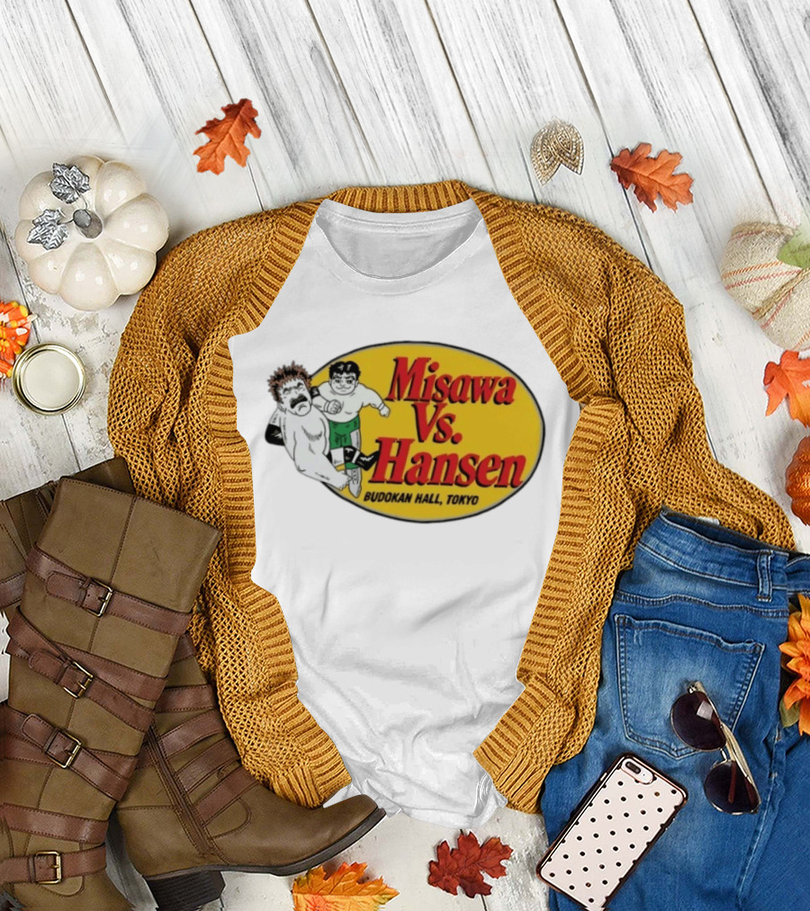 Misawa Vs Hansen Budokan Hall Tokyo T-Shirt