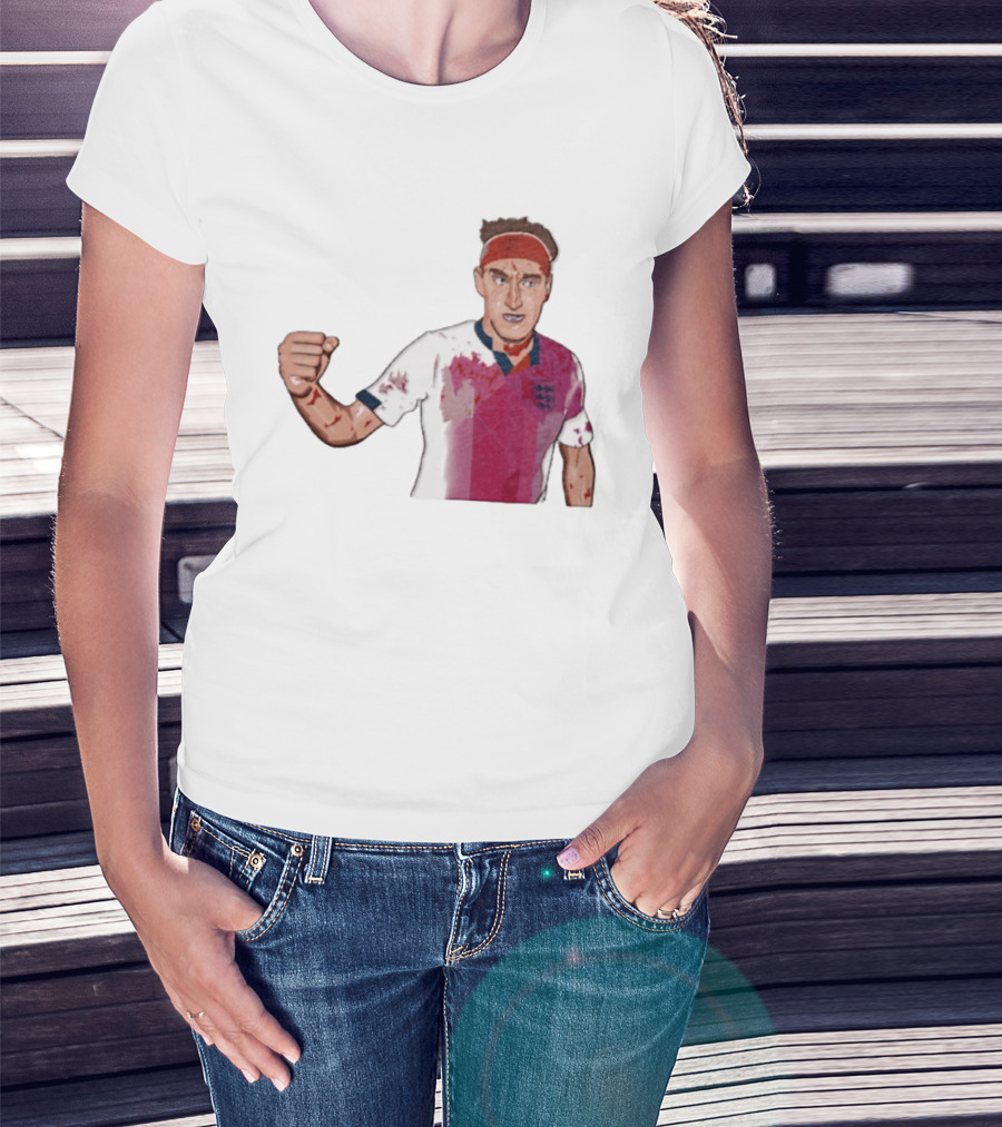 Terry Butcher England Football Iconic Bloodied Headband Moment Football Fans T-Shirt