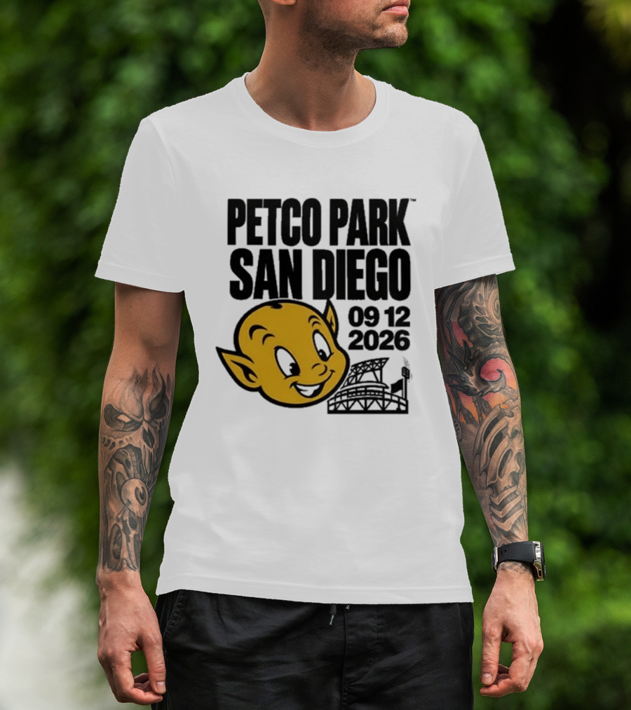 Petco Park San Diego Sep 12 2026 Event Icon With Stadium T-Shirt