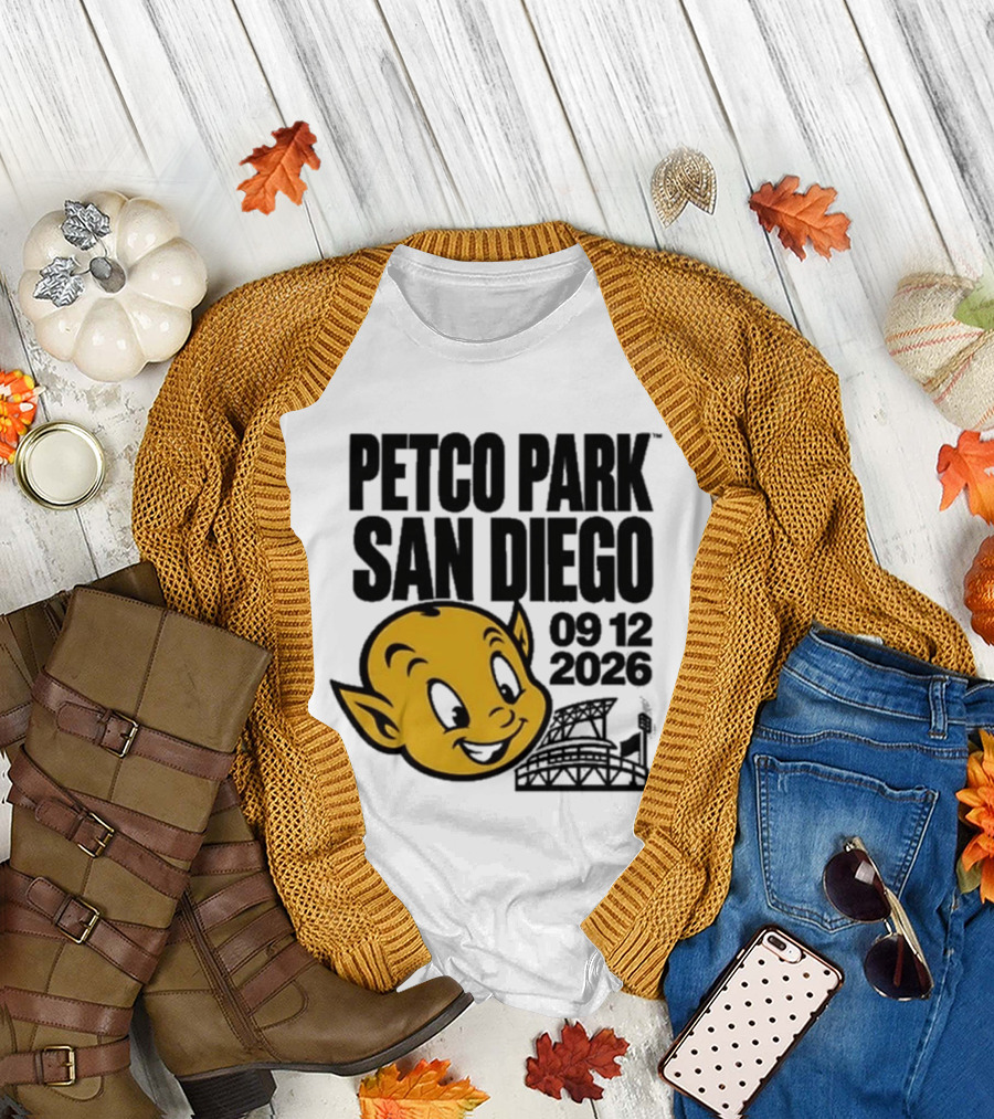 Petco Park San Diego Sep 12 2026 Event Icon With Stadium T-Shirt