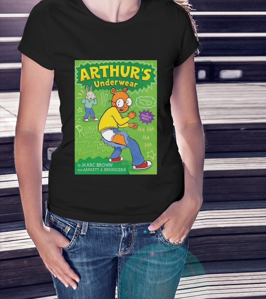 ARTHUR'S Underwear Graphic Novel By Marc Brown And Jarrett J. Krosoczka T-Shirt