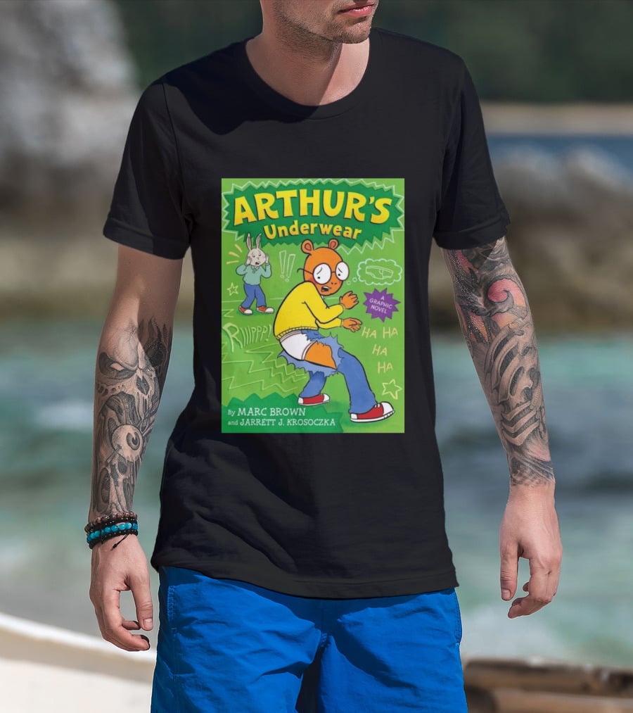 ARTHUR'S Underwear Graphic Novel By Marc Brown And Jarrett J. Krosoczka T-Shirt