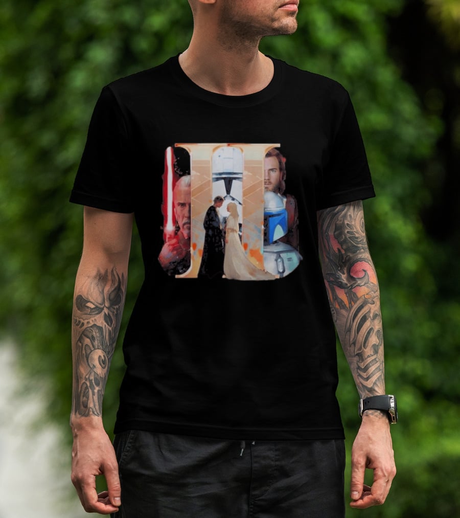 Attack Of The Clones Rebel Scum Iconic Star Wars Characters And Scenes T-Shirt