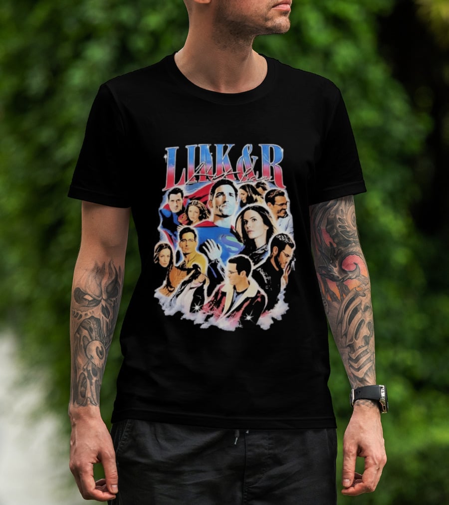 Lois&Clark Superman And Lois Lane Cape Romance T-Shirt