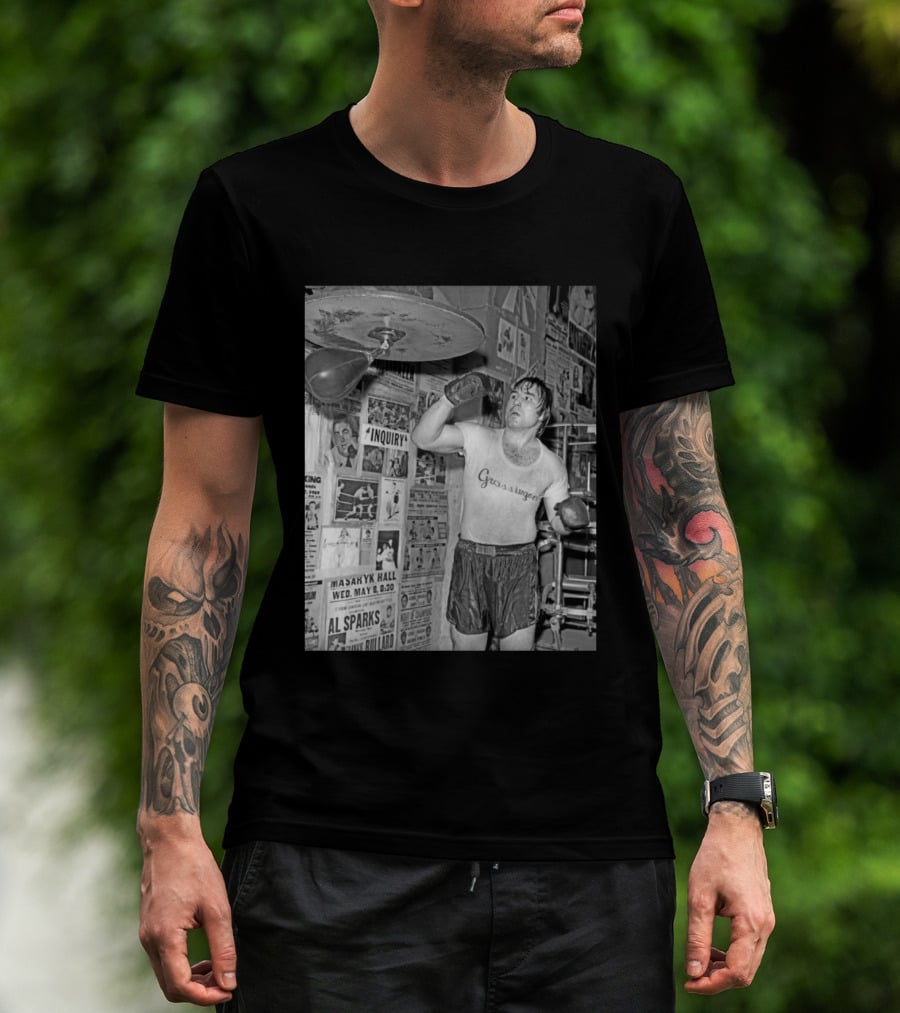 Boxing Legend George Chuvalo Training At Grossinger's Gym Historical Photograph T-Shirt