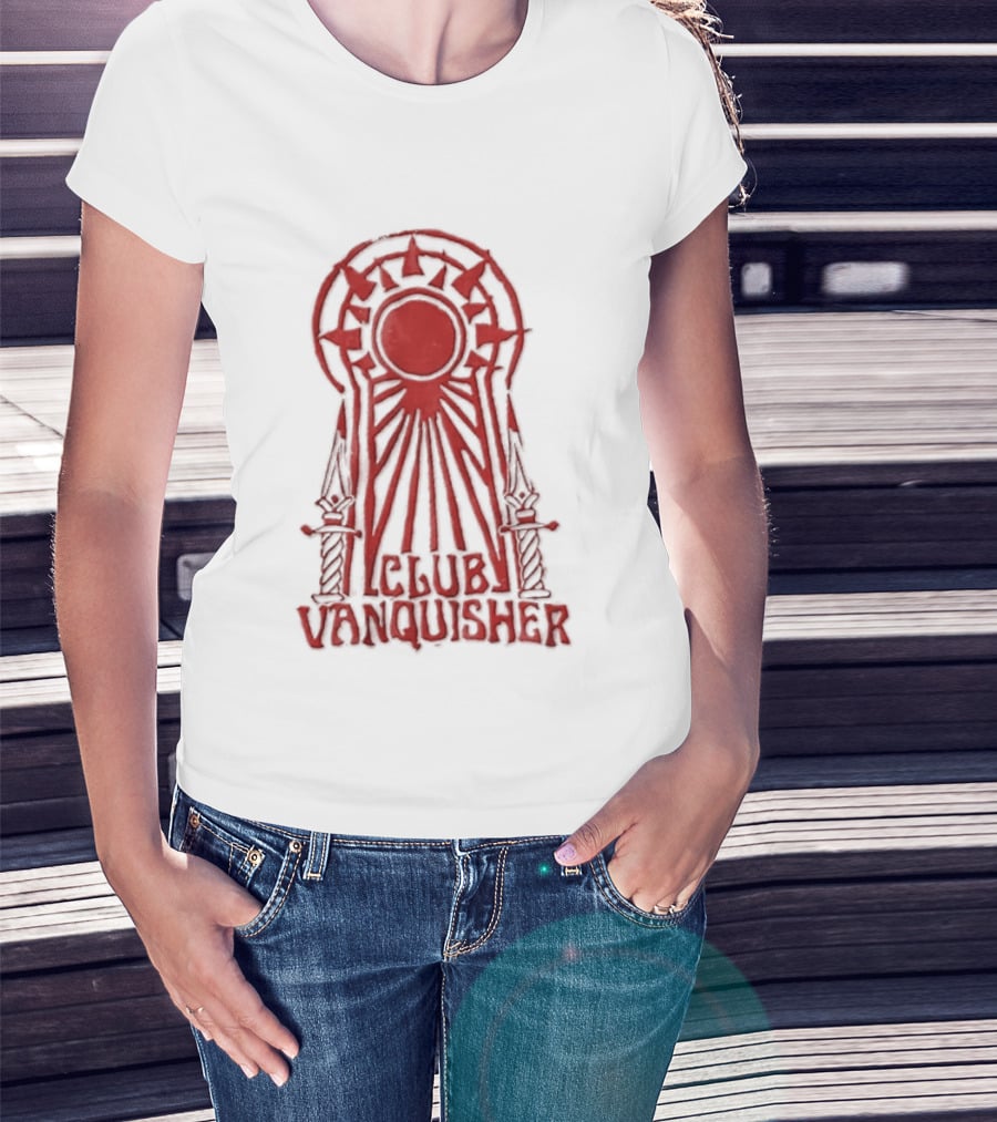 Club Vanquisher Sun With Daggers Red T-Shirt