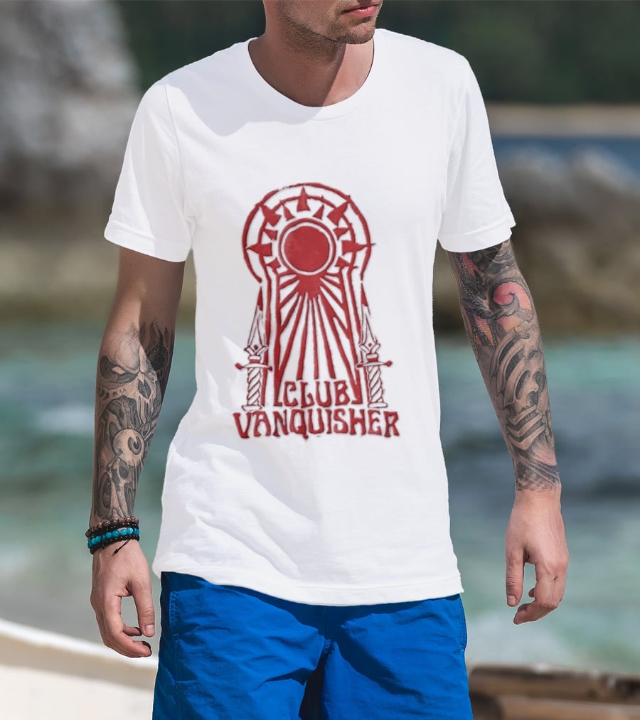 Club Vanquisher Sun With Daggers Red T-Shirt