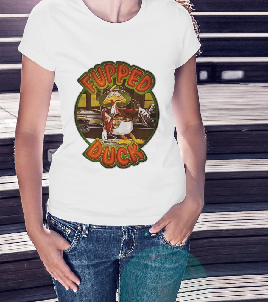 Fupped Duck Vintage Style 1979 Tipsy Cartoon Nostalgia T-Shirt