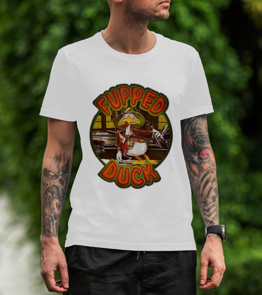 Fupped Duck Vintage Style 1979 Tipsy Cartoon Nostalgia T-Shirt