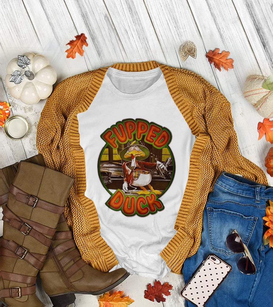 Fupped Duck Vintage Style 1979 Tipsy Cartoon Nostalgia T-Shirt