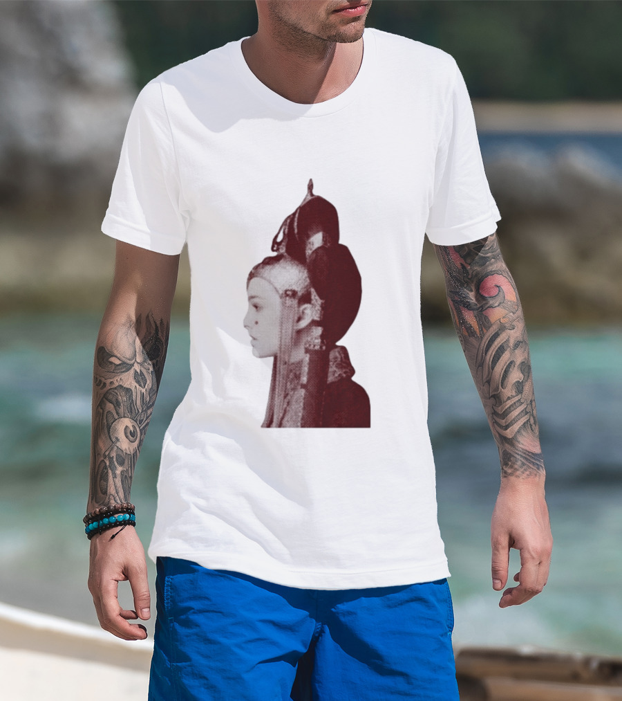 Queen Amidala Profile Bootleg Style Vintage Aesthetic T-Shirt