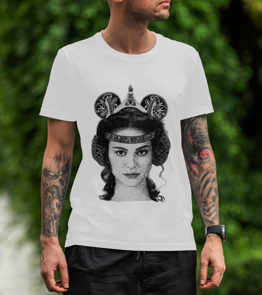 Queen Amidala Oversized Disney Mickey Ears T-Shirt