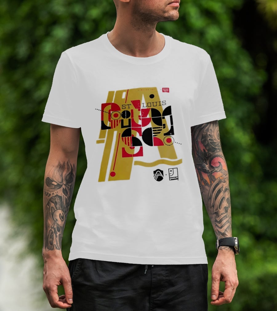 St Louis Football Limited Edition Goodwill Geometric Abstract 91 T-Shirt