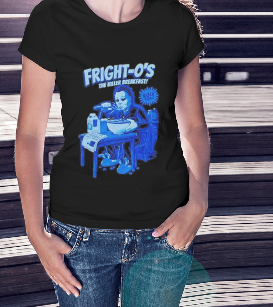 Fright O's The Killer Breakfast Cereal Halloween Michael Myers Killer Taste T-Shirt