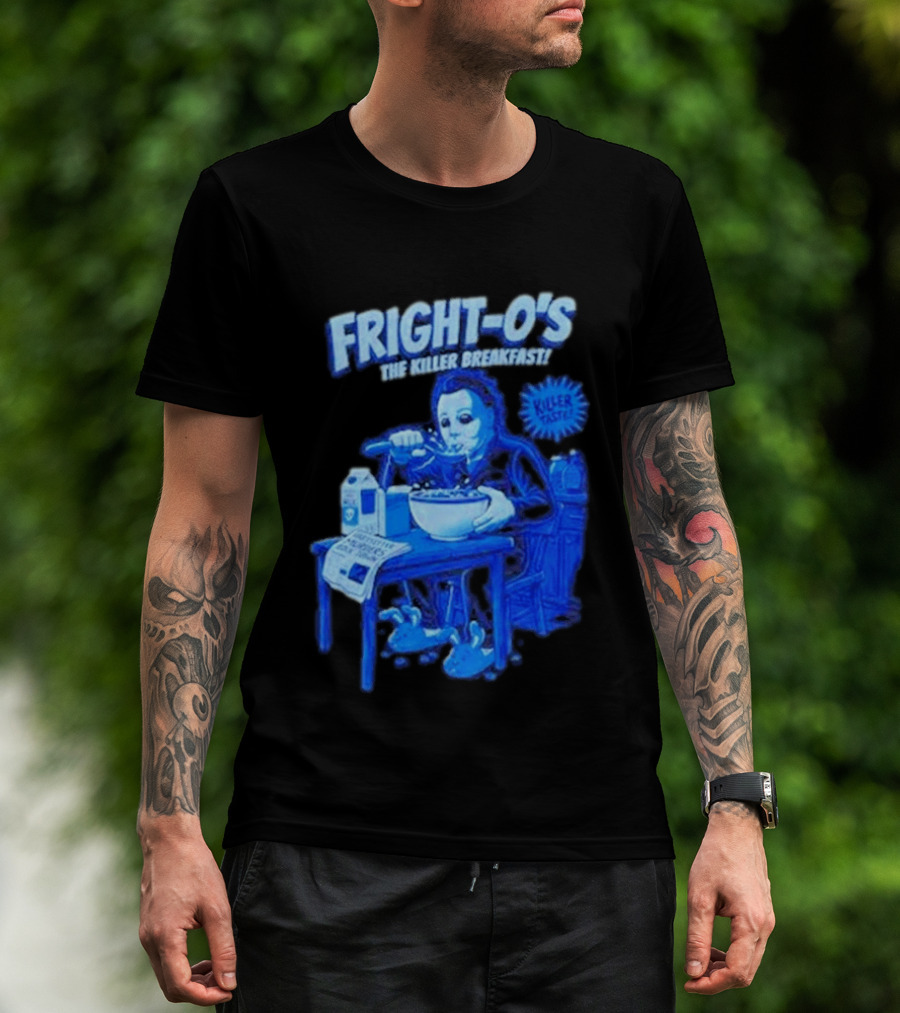 Fright O's The Killer Breakfast Cereal Halloween Michael Myers Killer Taste T-Shirt
