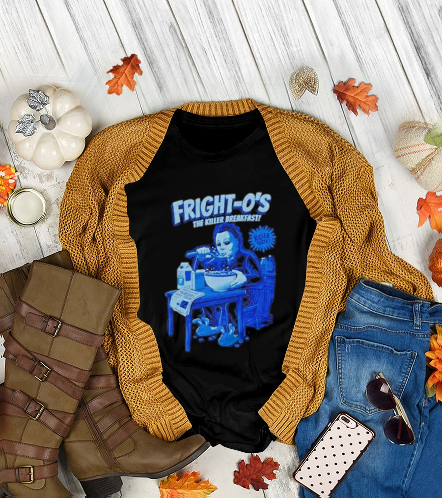 Fright O's The Killer Breakfast Cereal Halloween Michael Myers Killer Taste T-Shirt