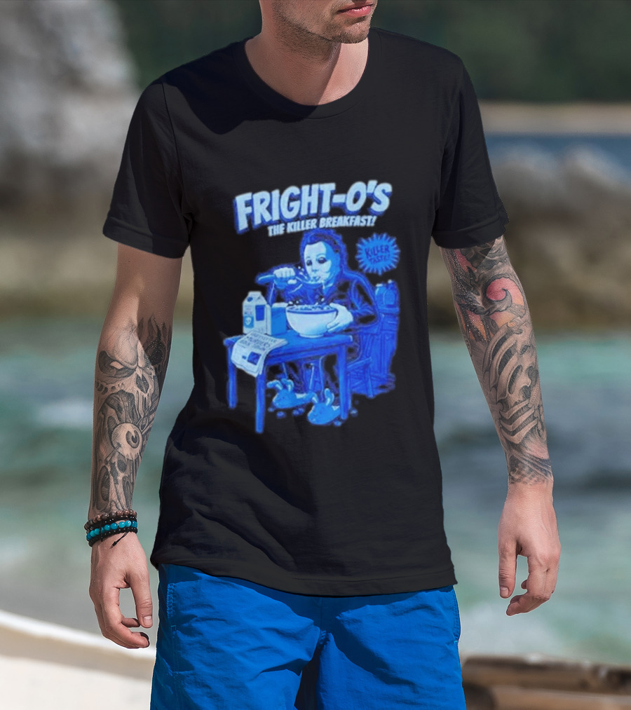 Fright O's The Killer Breakfast Cereal Halloween Michael Myers Killer Taste T-Shirt