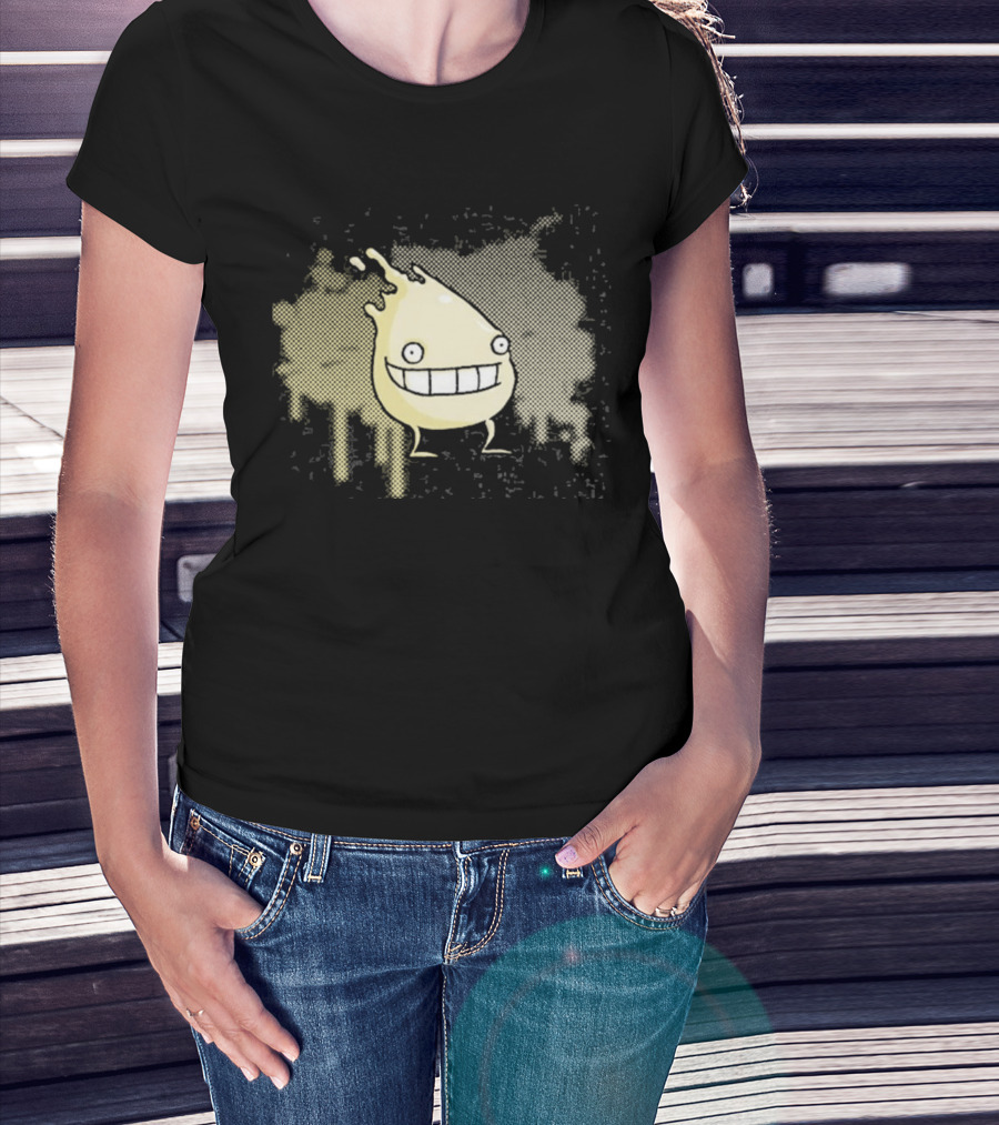 I'm Telling Smiling Blob With Wide Grin And Paint Splash T-Shirt