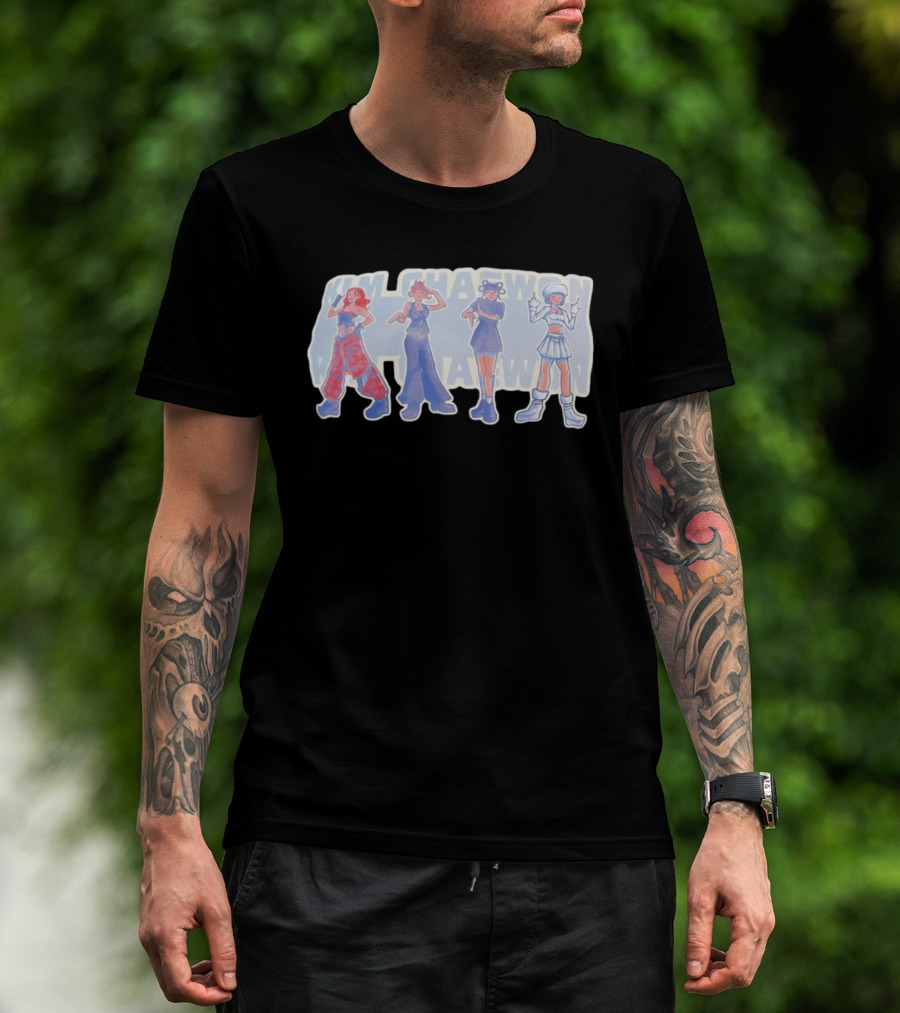 Kim Chaewon Le Sserafim K Pop Fashion Styles T-Shirt