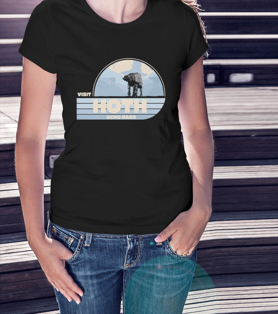 Visit Hoth Echo Base Star Wars AT AT Adventure T-Shirt