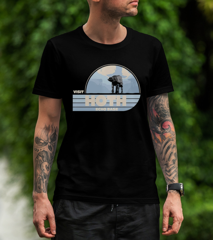Visit Hoth Echo Base Star Wars AT AT Adventure T-Shirt