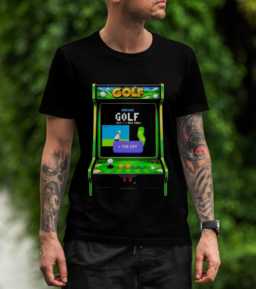 Webcade Golf Arcade Off Solo 3 Hole Duels T-Shirt