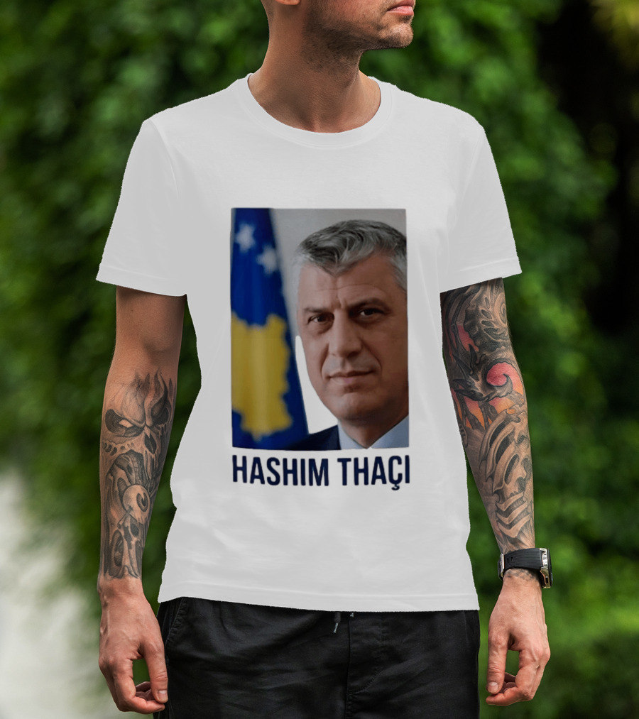 Hashim Thaci Kosovo Flag T-Shirt