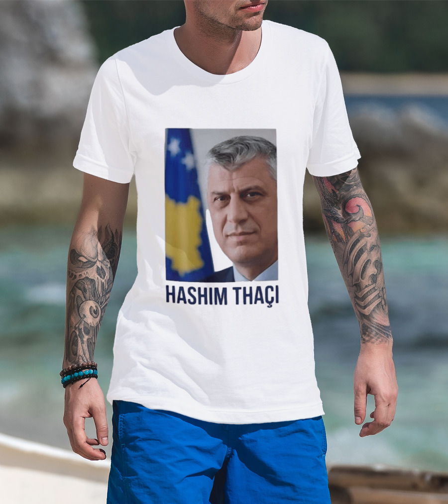 Hashim Thaci Kosovo Flag T-Shirt
