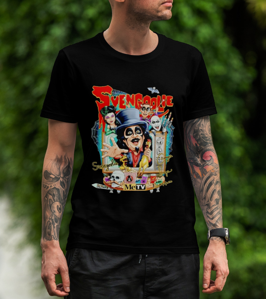 Svengoolie Berwyn MeTV Horror Characters And Spooky Fun T-Shirt