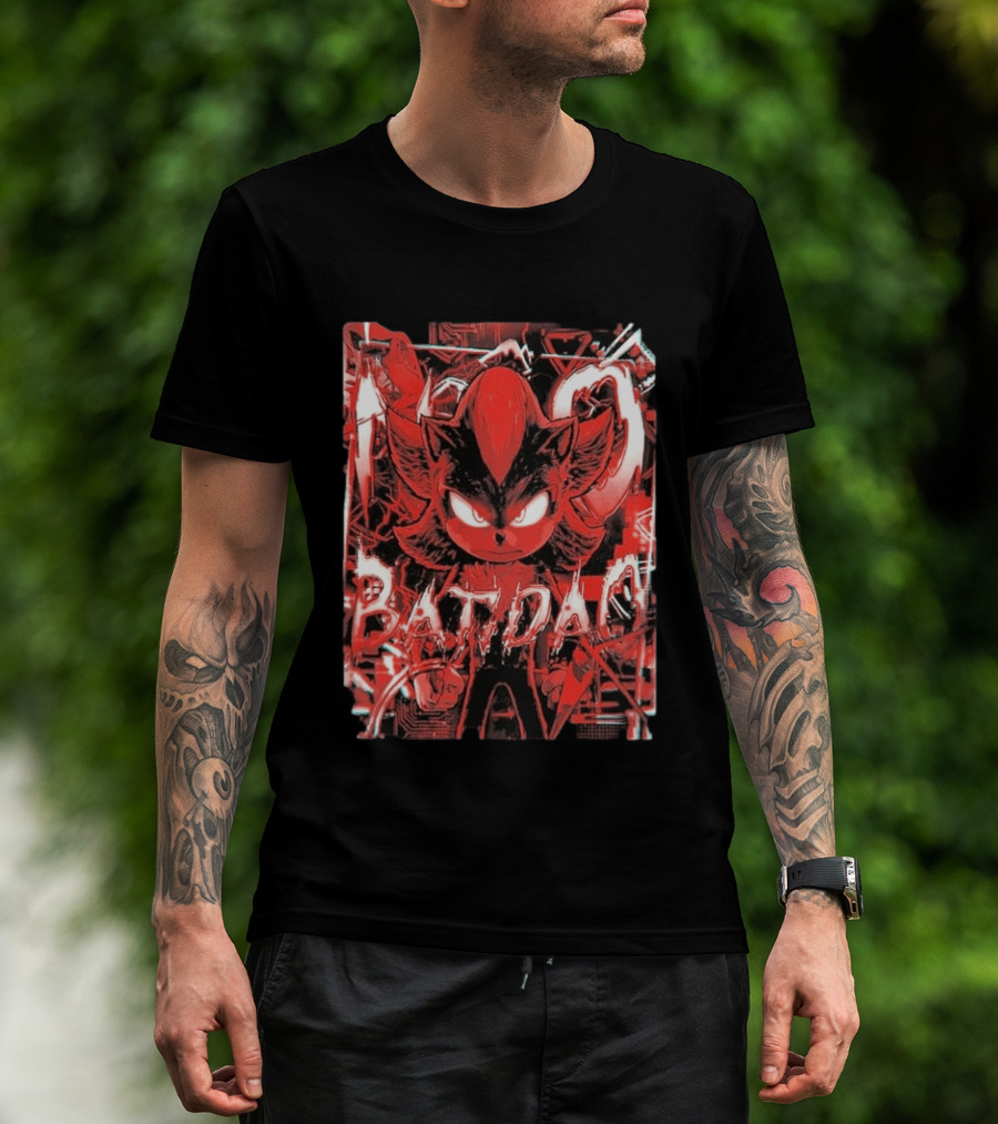 No Batidao Red Black Anime Character Energetic T-Shirt
