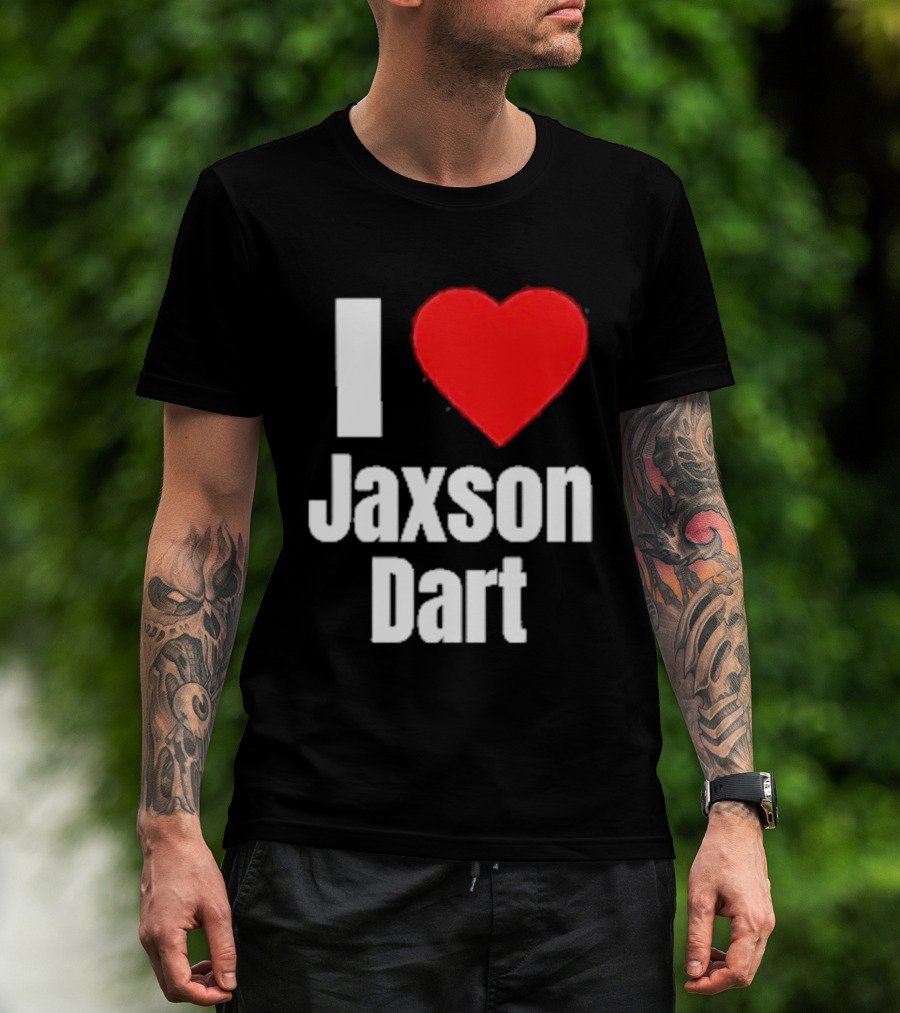 I Heart Jaxson Dart Fan Support T-Shirt