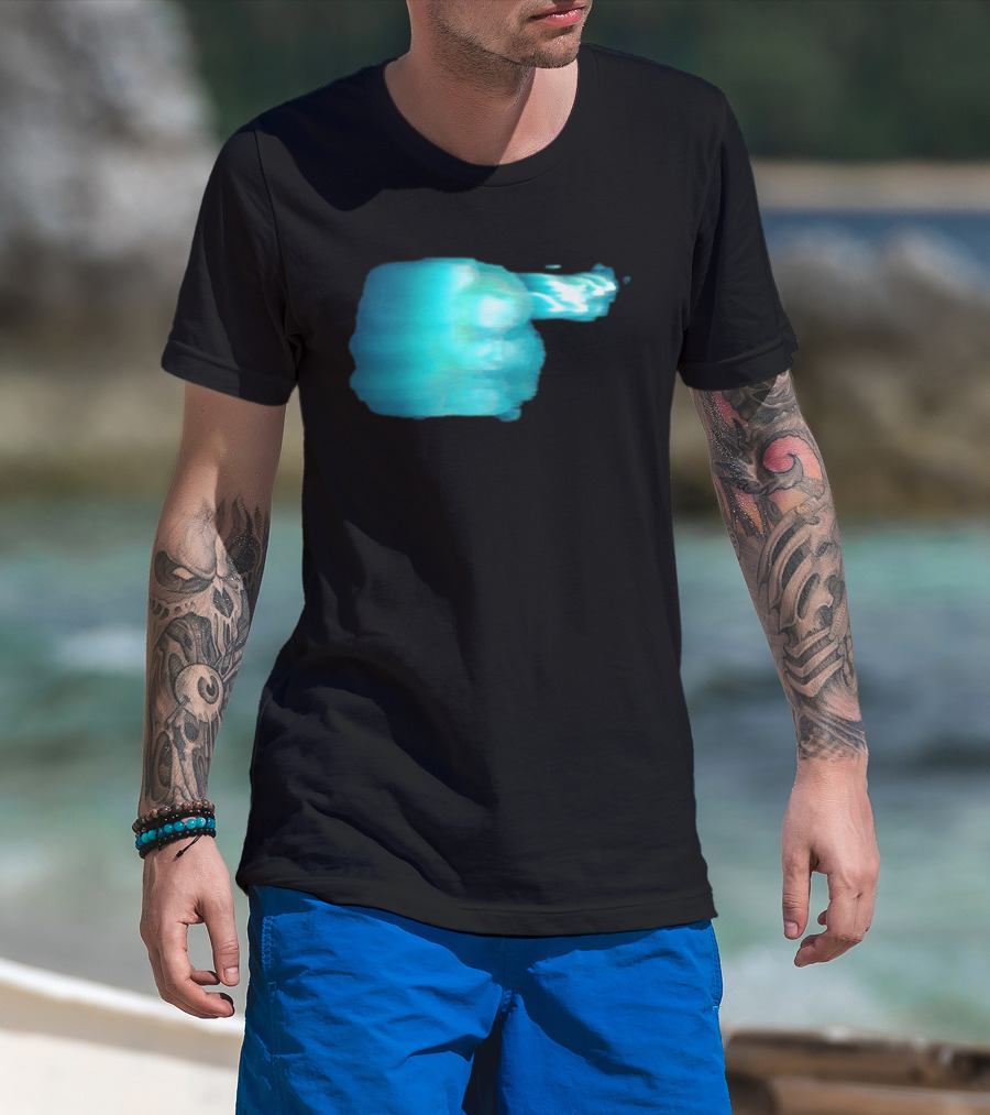 Phoebe Bridgers The Lost Tour 2026 Cyan Electric Aura T-Shirt