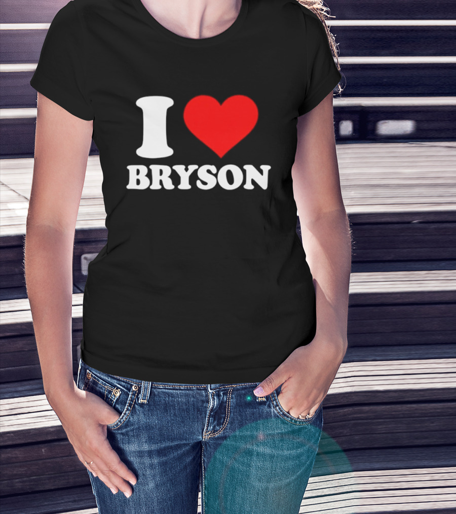 PGA Tour I Love Bryson Golf Professional Golfer T-Shirt