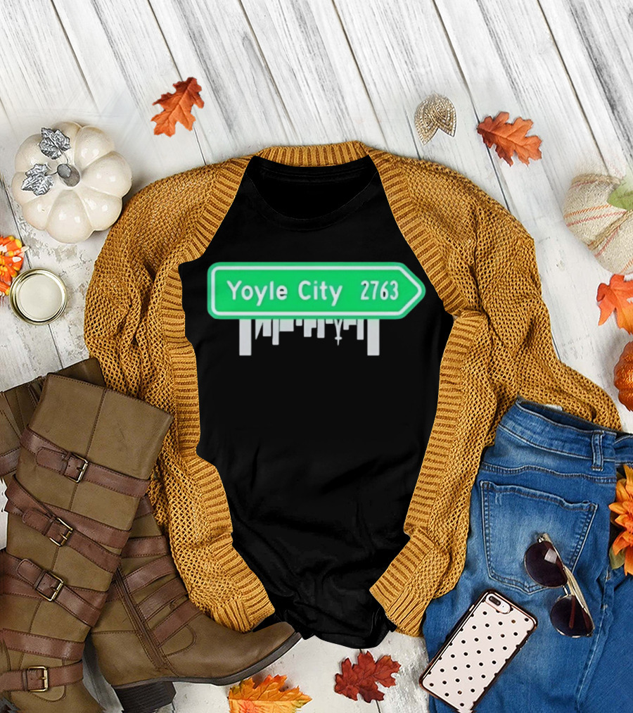 Yoyle City 2763 Road Sign Battle For Dream Island Series T-Shirt