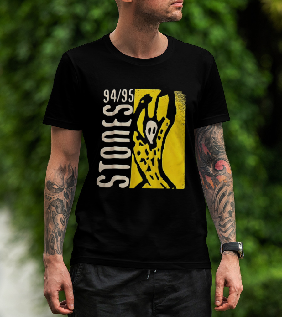 Stones 94 95 Yellow Voodoo Creature Sketch T-Shirt