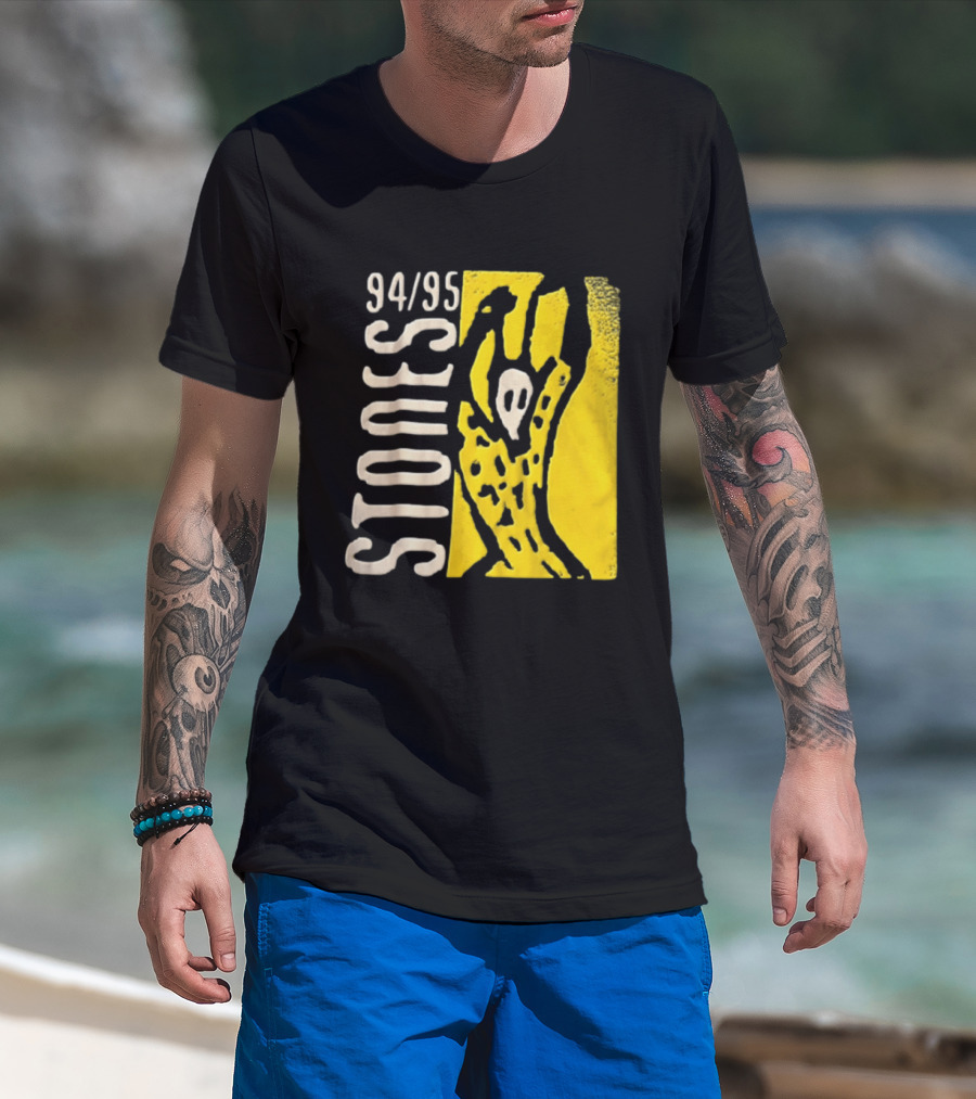Stones 94 95 Yellow Voodoo Creature Sketch T-Shirt