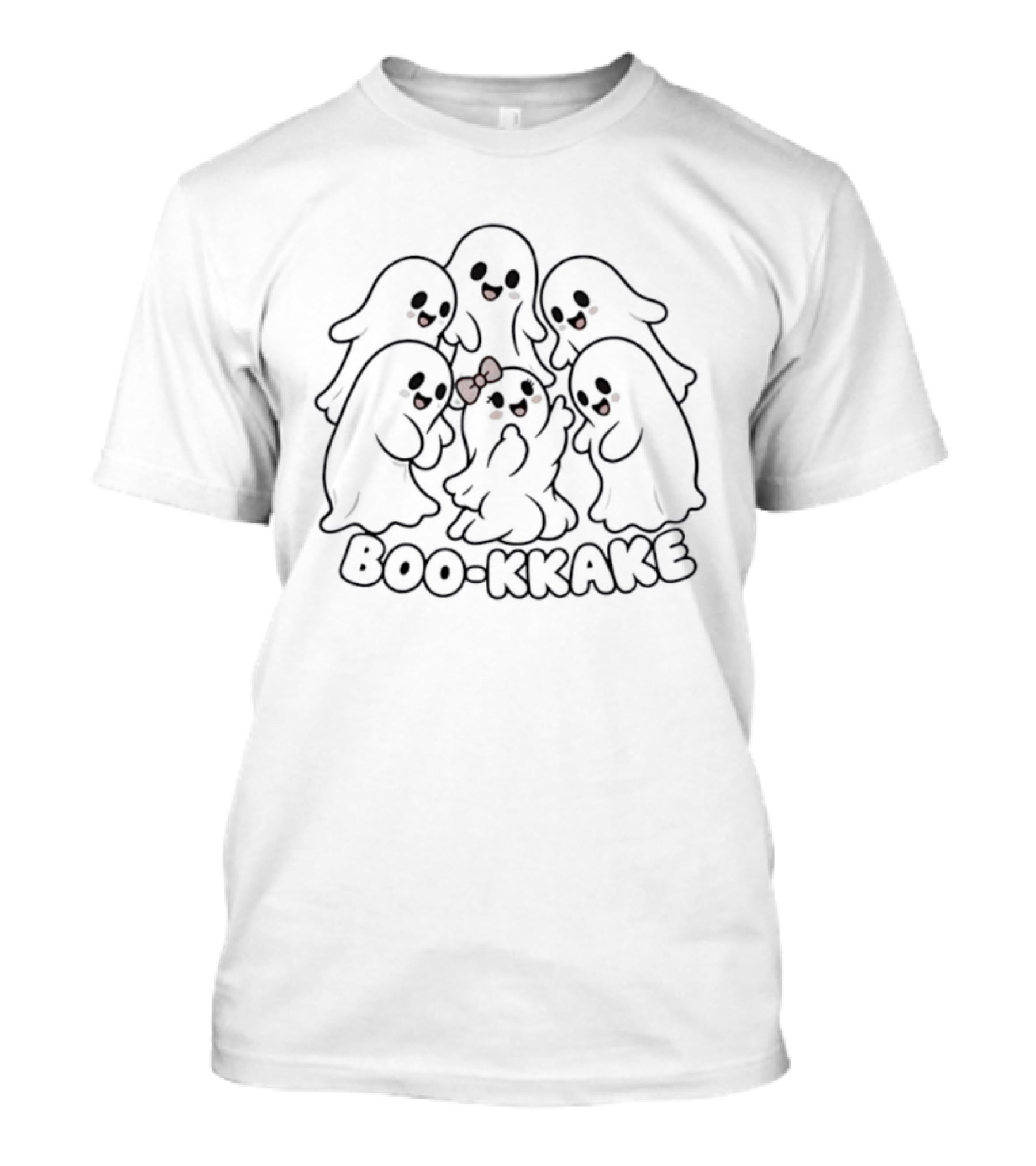 Boo Kkake Ghost Group Halloween Spooky T-Shirt