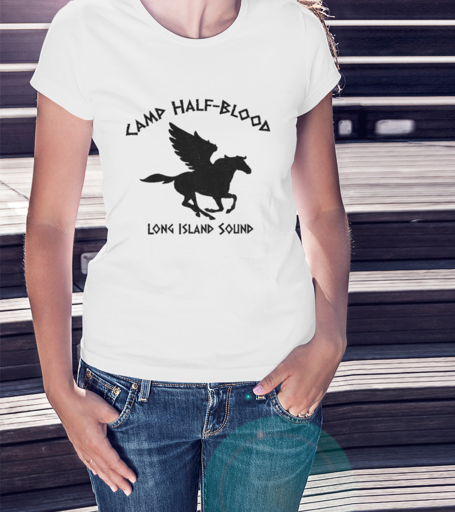 Camp Half Blood Pegasus Long Island Sound Halloween Costume T-Shirt