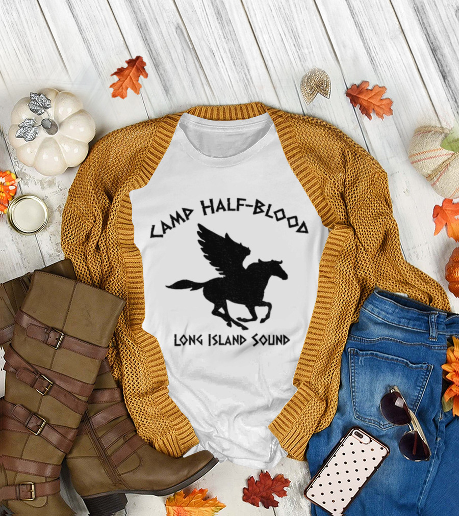 Camp Half Blood Pegasus Long Island Sound Halloween Costume T-Shirt