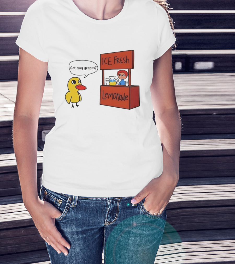 Got Any Grapes Duck Ice Fresh Lemonade Stand T-Shirt