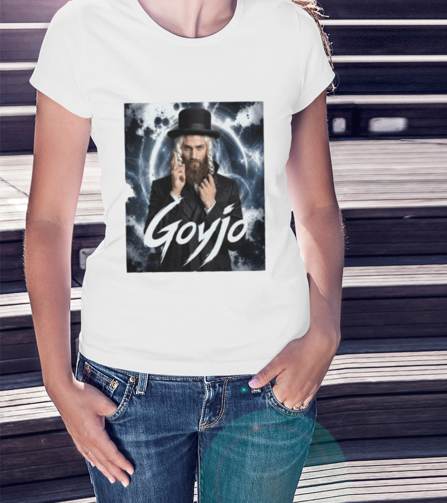 Goyjo Hasidic Top Hat Peys Mysterious Aura T-Shirt