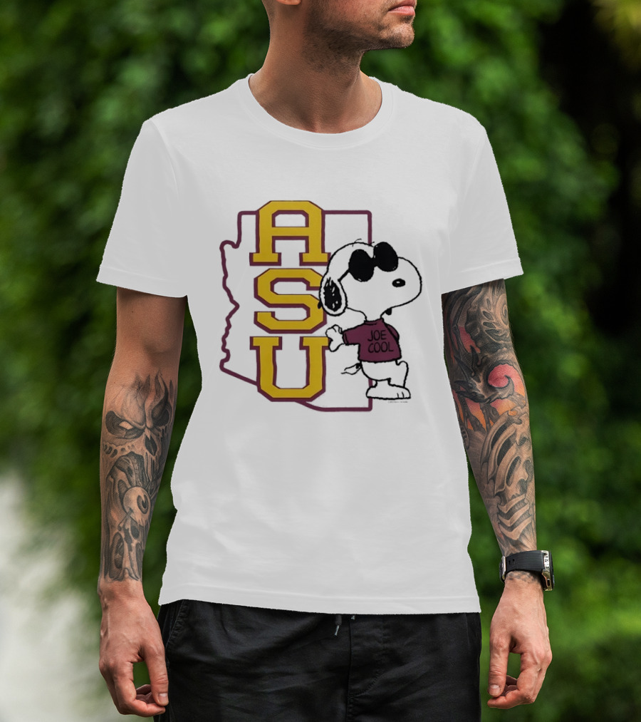 ASU Joe Cool Snoopy Arizona State University T-Shirt