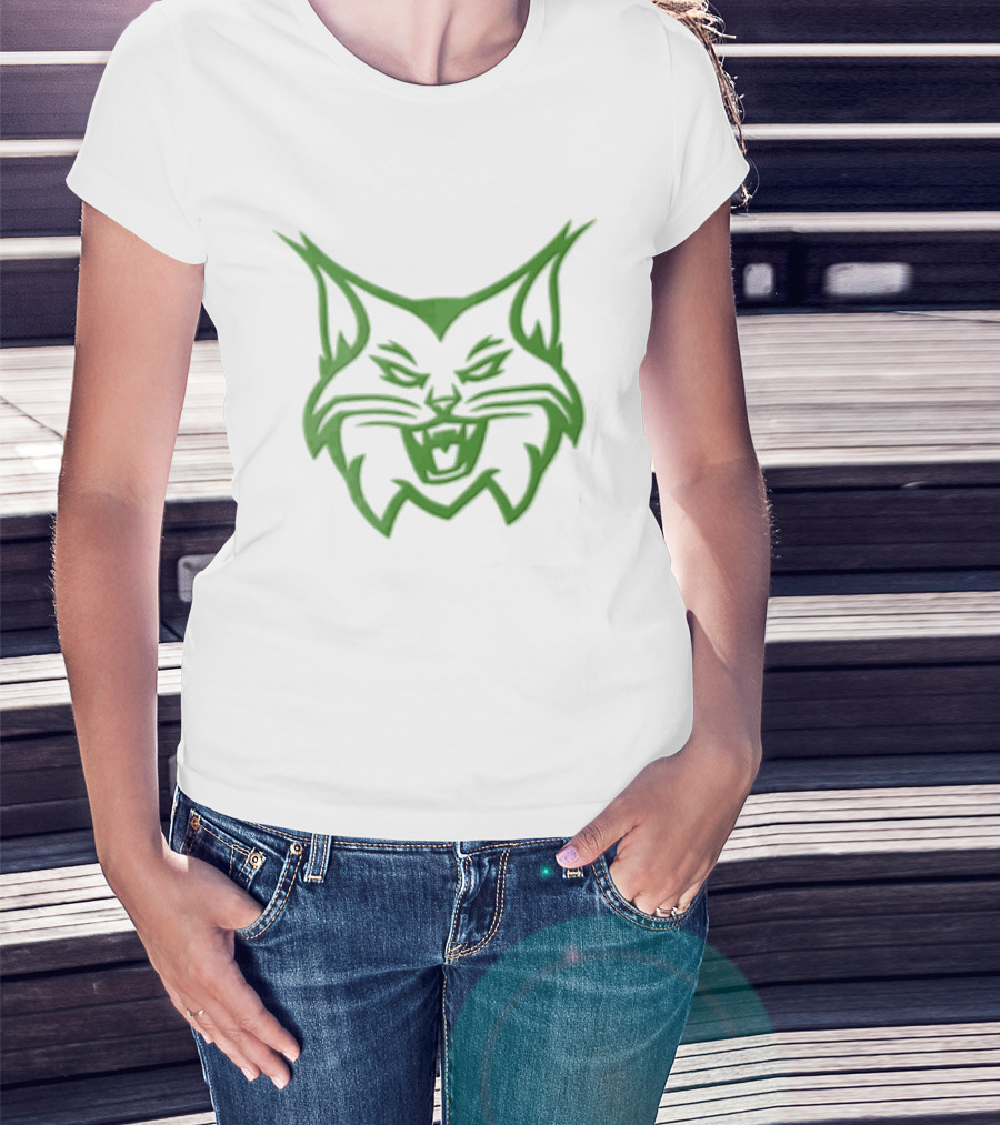 Kentucky Wildcats NCAA Green Snarling Cat Head T-Shirt