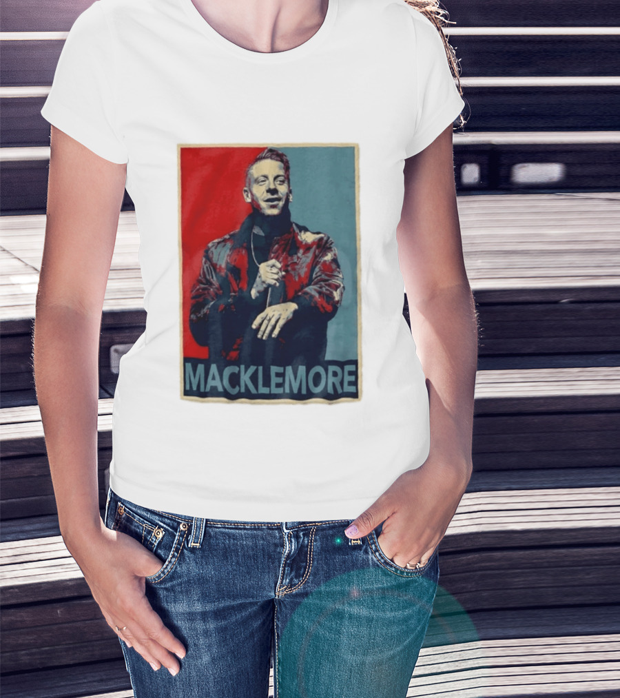 Macklemore Music Icon Red Blue T-Shirt