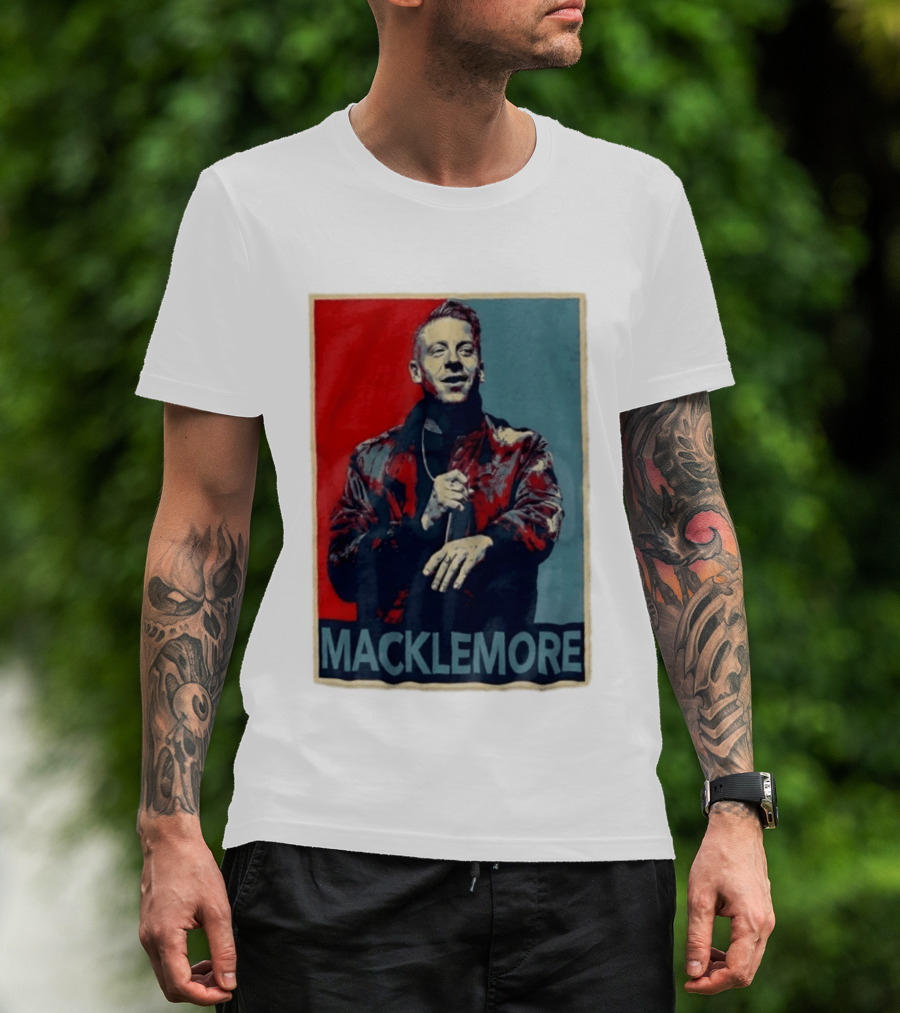 Macklemore Music Icon Red Blue T-Shirt