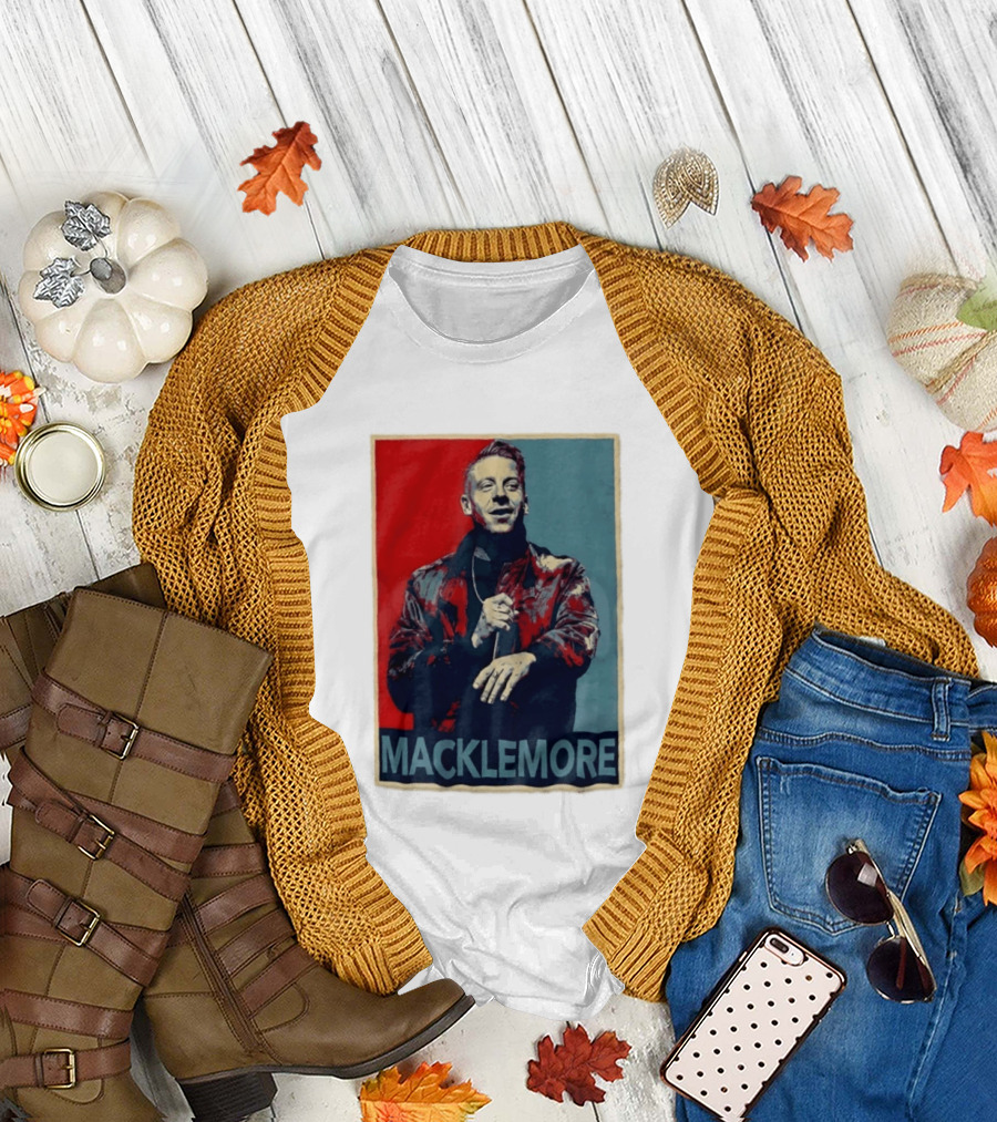 Macklemore Music Icon Red Blue T-Shirt