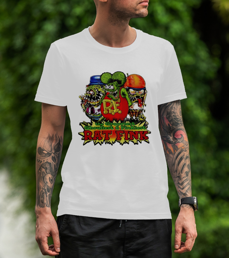 Grooviest Ghouliest Finkiest Rat Fink R.F. T-Shirt